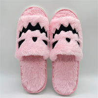 Halloween Warm Home Slippers Pink