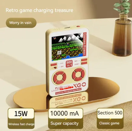DY09 Retro GameBox Power Bank White