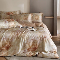 Flower Tencel Digital Printed Bedding Set - Four-Piece Set Rebecca