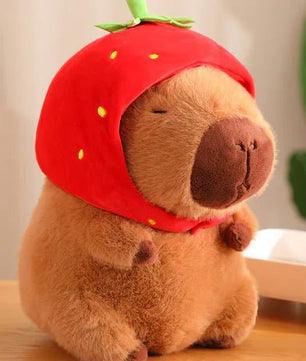 Fluffy Capybara Plush Toy - Lusy Store LLC