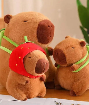 Fluffy Capybara Plush Toy - Lusy Store LLC