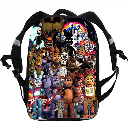 FNaF Backpack Freddy Chica Foxy Boys Girls Teenager School Bags - Lusy Store LLC