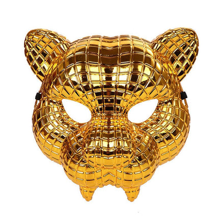 Golden Leopard Tiger Halloween Mask for Bar Parties and Movie Performances Leopard Mask