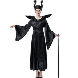 Gothic Witch Halloween Costume Black