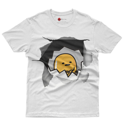 Gudetama t shirt - Cute funny graphic tees - Unisex novelty cotton t shirt - Lusy Store LLC