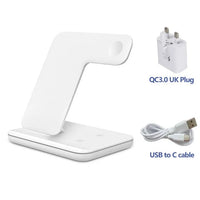 3 in 1 Wireless Charging Stand - Lusy Store LLC 