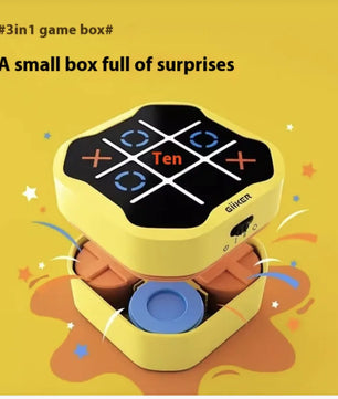 Lusy Store LLC Qike Super Tic-Tac-Toe All-in-One Chess Collection - Fun & Educational Electronic Toy for Kids Toys