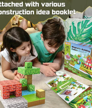 Lusy Store LLC DIY Magnetic Building Blocks Set for Kids, Ages 3+ Toys