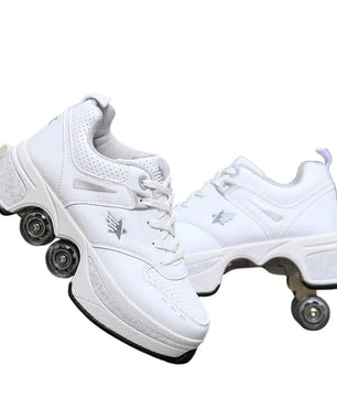 Casual Sneakers Walk Roller Skates