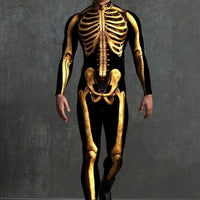 Halloween 3D Digital Printing One-piece Play Costume VV026