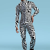 Halloween 3D Digital Printing One-piece Play Costume VV038