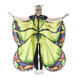 Halloween Butterfly Cloak Animal Shawl Costume Yellow Average Size