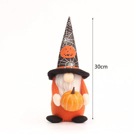 Halloween Fabric Doll Ornaments - Spooky Decorations for a Hauntingly Fun Halloween Experience 2250A Black Hat