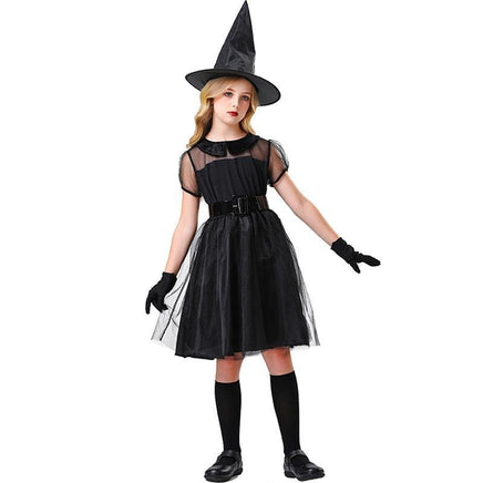 Halloween Kids Witch Costume Set 0903 Girls' Skirts Hat Belt