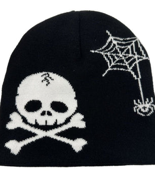 Halloween Pirate Skull Knitted Hat for Party - Lusy Store LLC