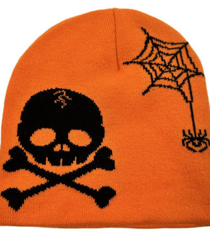 Halloween Pirate Skull Knitted Hat for Party - Lusy Store LLC