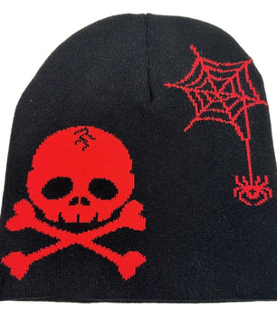 Halloween Pirate Skull Knitted Hat for Party - Lusy Store LLC