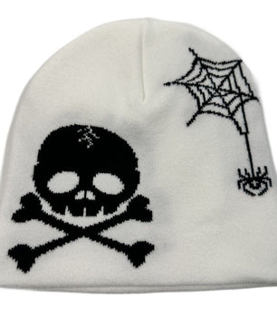 Halloween Pirate Skull Knitted Hat for Party - Lusy Store LLC