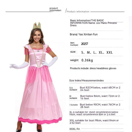 Halloween Princess Dress - Perfect for Costume Parties and Stage Performances 20257style