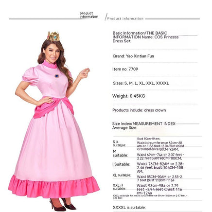 Halloween Princess Dress - Perfect for Costume Parties and Stage Performances 7709style
