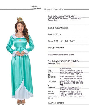 Halloween Princess Dress - Perfect for Costume Parties and Stage Performances - Lusy Store LLC