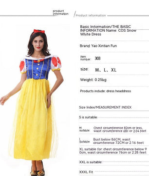 Halloween Princess Dress - Perfect for Costume Parties and Stage Performances - Lusy Store LLC