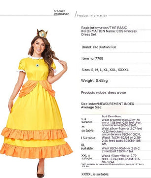Halloween Princess Dress - Perfect for Costume Parties and Stage Performances - Lusy Store LLC
