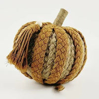 Halloween Simulation Cotton String Pumpkin Desktop Decoration Yellow Pumpkin