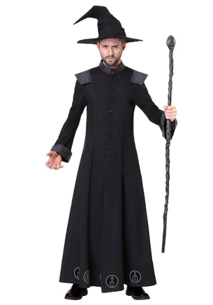 Halloween Witch, Wizard, and Vampire Devil Masquerade Party Costume for Annual Meeting Performance Men's Skirt Hat