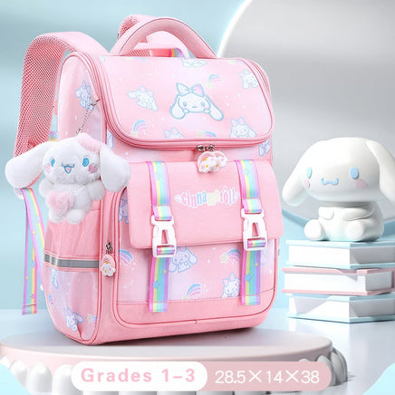 Hello Kitty Backpack Kawaii Cinnamoroll School - bag Lightweight Protection Kids Gifts - Lusy Store LLC