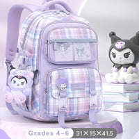 Hello Kitty Backpack Kawaii Cinnamoroll School - bag Lightweight Protection Kids Gifts - Lusy Store LLC
