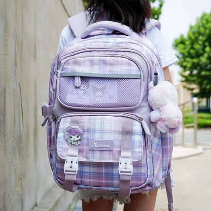 Hello Kitty Backpack Kawaii Cinnamoroll School - bag Lightweight Protection Kids Gifts - Lusy Store LLC