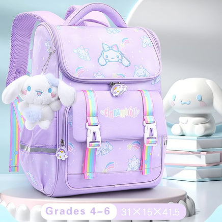 Hello Kitty Backpack Kawaii Cinnamoroll School - bag Lightweight Protection Kids Gifts - Lusy Store LLC