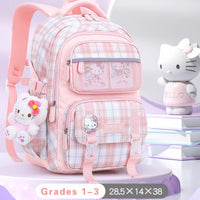 Hello Kitty Backpack Kawaii Cinnamoroll School - bag Lightweight Protection Kids Gifts - Lusy Store LLC