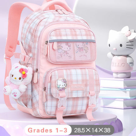 Hello Kitty Backpack Kawaii Cinnamoroll School - bag Lightweight Protection Kids Gifts - Lusy Store LLC