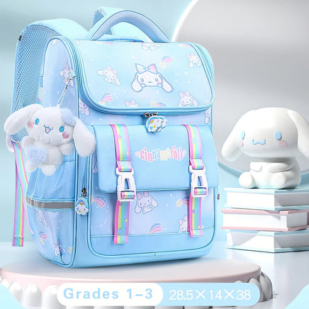 Hello Kitty Backpack Kawaii Cinnamoroll School - bag Lightweight Protection Kids Gifts - Lusy Store LLC