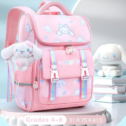 Hello Kitty Backpack Kawaii Cinnamoroll School - bag Lightweight Protection Kids Gifts - Lusy Store LLC