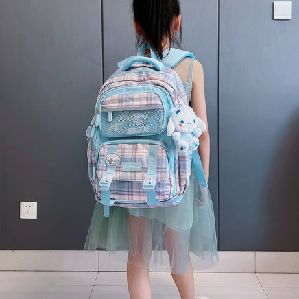 Hello Kitty Backpack Kawaii Cinnamoroll School - bag Lightweight Protection Kids Gifts - Lusy Store LLC