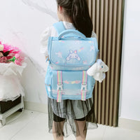 Hello Kitty Backpack Kawaii Cinnamoroll School - bag Lightweight Protection Kids Gifts - Lusy Store LLC
