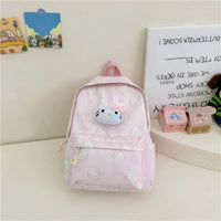 Hello Kitty Backpack Kawaii Kuromi Cinnamoroll Melody Backpack Schoolbag Student Kindergarten - Lusy Store LLC
