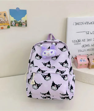 Hello Kitty Backpack Kawaii Kuromi Cinnamoroll Melody Backpack Schoolbag Student Kindergarten - Lusy Store LLC