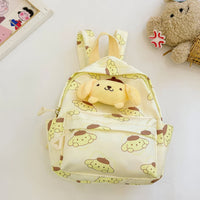 Hello Kitty Backpack Kawaii Kuromi Cinnamoroll Melody Backpack Schoolbag Student Kindergarten - Lusy Store LLC