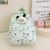 Hello Kitty Backpack Kawaii Kuromi Cinnamoroll Melody Backpack Schoolbag Student Kindergarten - Lusy Store LLC