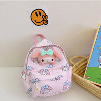 Hello Kitty Backpack Kawaii Kuromi Cinnamoroll Melody Backpack Schoolbag Student Kindergarten - Lusy Store LLC