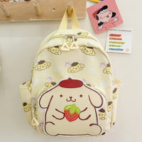 Hello Kitty Backpack Kawaii Kuromi Cinnamoroll My Melody School Bag Kids Gift Pumpumpurin 13.39x10.63 inch