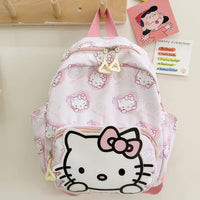 Hello Kitty Backpack Kawaii Kuromi Cinnamoroll My Melody School Bag Kids Gift Hello Kitty 13.39x10.63 inch