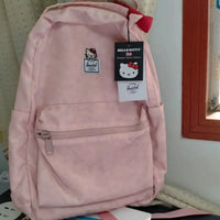 Hello Kitty Backpack Men Women Kawaii Cartoon Cute High Quality Travel Bag Pink A 11.02x7.87x4.72 inch