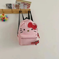 Hello Kitty Backpack Men Women Kawaii Cartoon Cute High Quality Travel Bag Pink B 11.02x7.87x4.72 inch