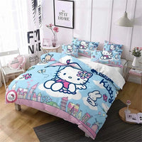 Hello Kitty Bedding Duvet Cover for Teenagers and Children 5