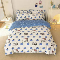 Hello Kitty Bedding Set Duvet Cover with Pillowcase Single King Queen Twin Size Home Textile Children Bedroom 3